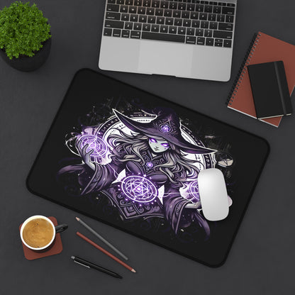 Mystic Witch Desk Mat – Enchant Your Workspace!