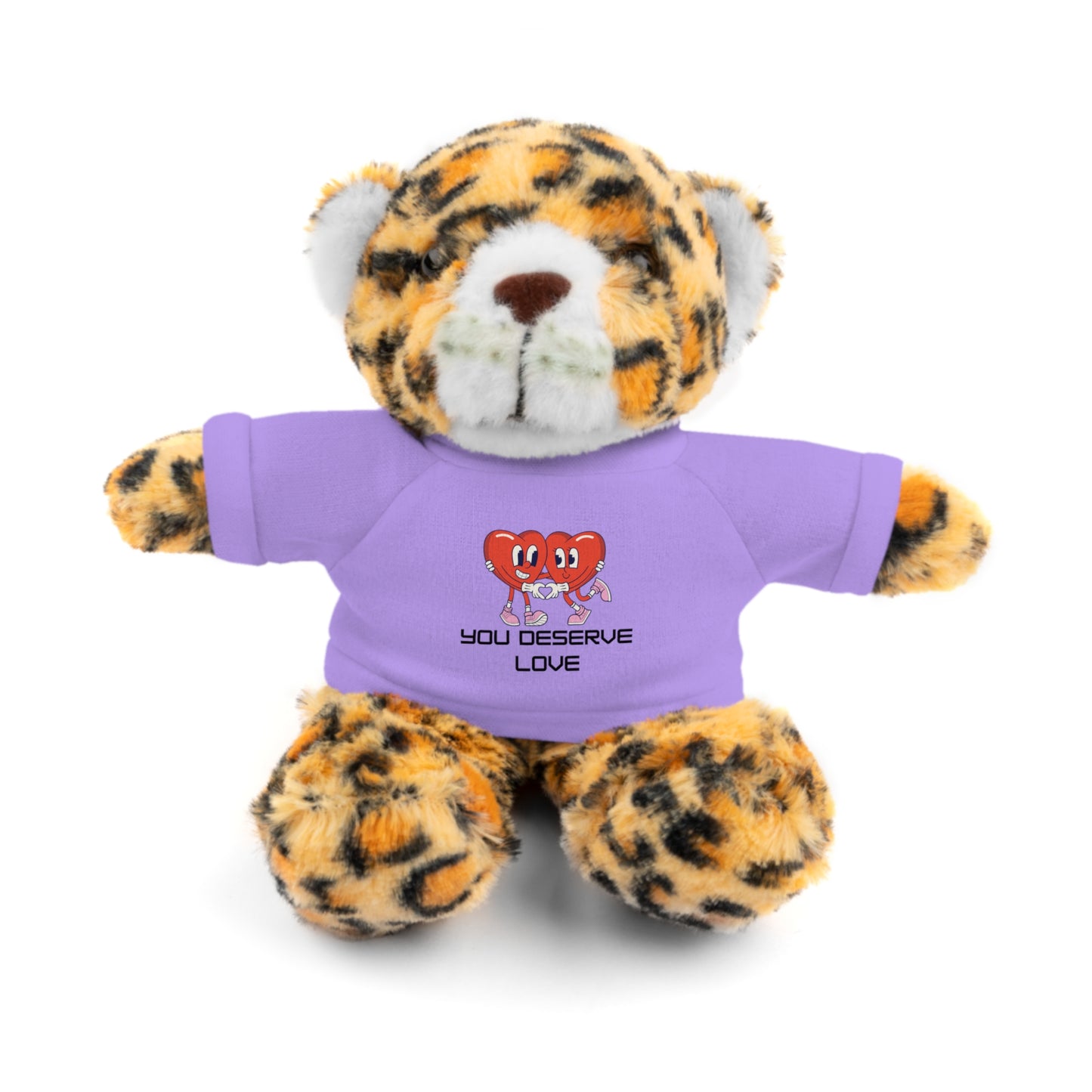 Adorable Stuffed Animals with 'You Deserve Love' Tee - Arctic Threadworks