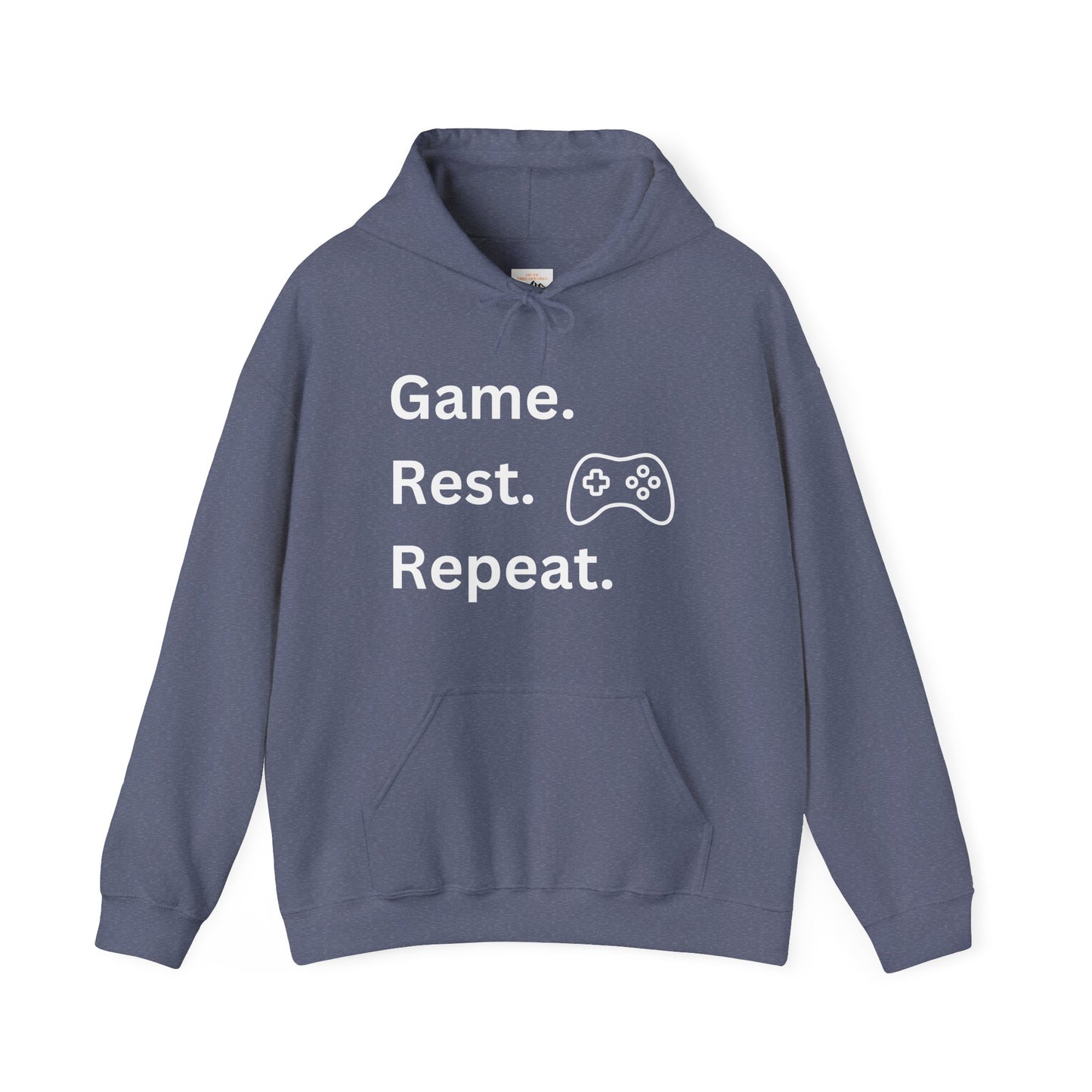 Gamer Sweatshirt - Game Rest Repeat Hoodie for Gaming Enthusiasts - Arctic Threadworks