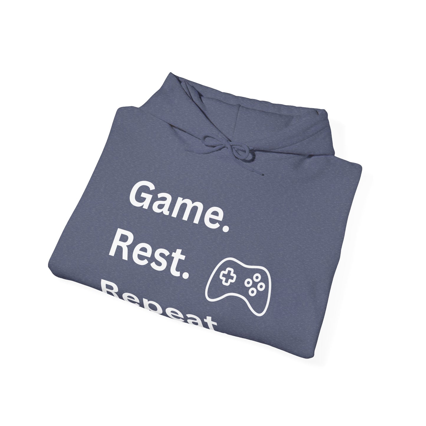 Gamer Sweatshirt - Game Rest Repeat Hoodie for Gaming Enthusiasts - Arctic Threadworks