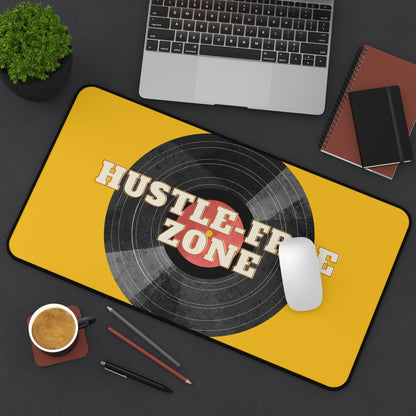 Hustle-Free Zone Desk Mat - Comfortable Workspace Accessory for Creatives