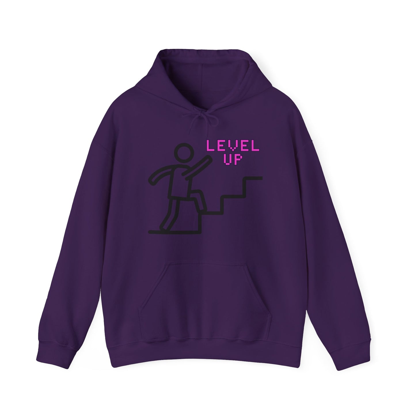 Hooded Sweatshirt - Level Up Design - Arctic Threadworks