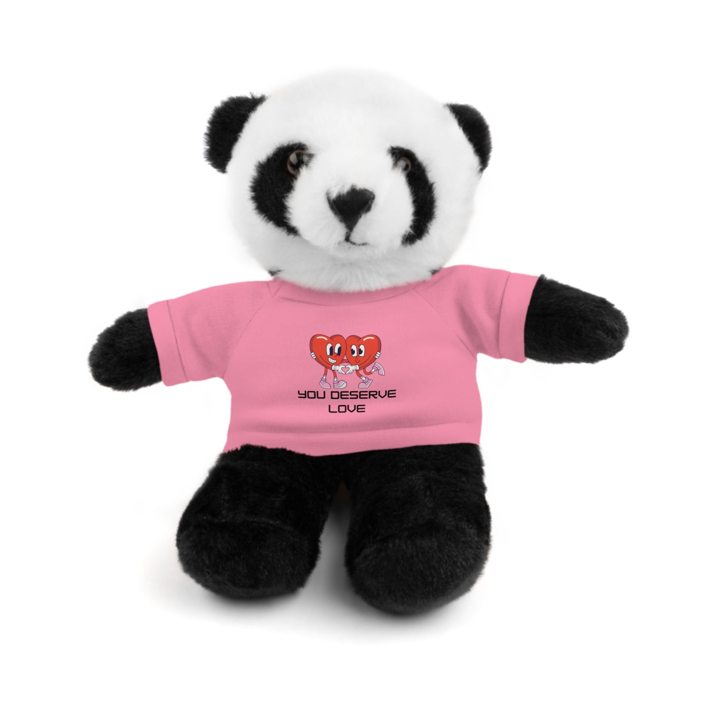 Adorable Stuffed Animals with 'You Deserve Love' Tee - Arctic Threadworks