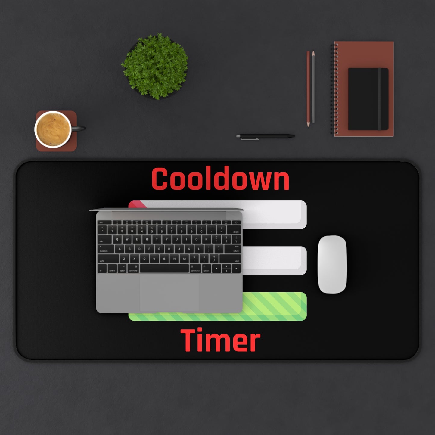 Desk Mat - Cooldown Timer