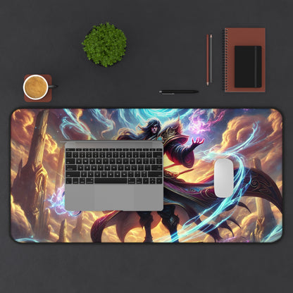 Mystical Mage Desk Mat – Enchanting Fantasy Artwork for Gamers & Creatives