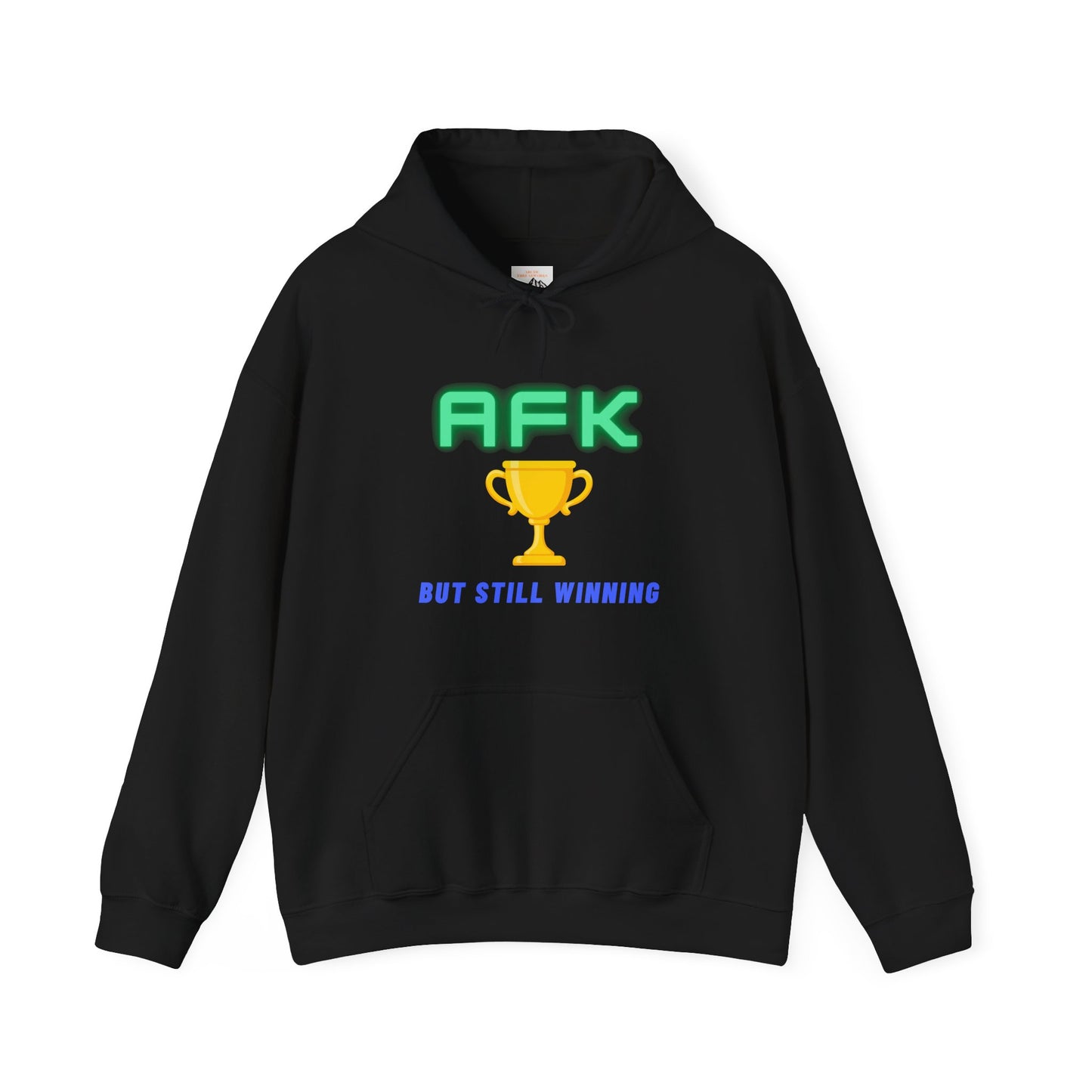 AFK But Still Winning Hoodie - Unisex Heavy Blend Sweatshirt for Gamers - Arctic Threadworks