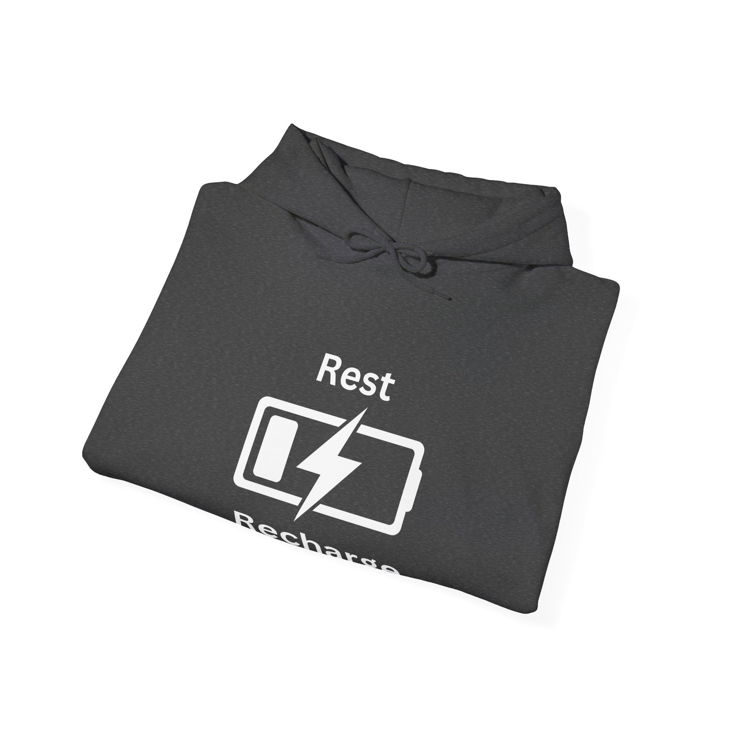 Rest Recharge Hoodie - Unisex Heavy Blend Sweatshirt for Relaxation - Arctic Threadworks