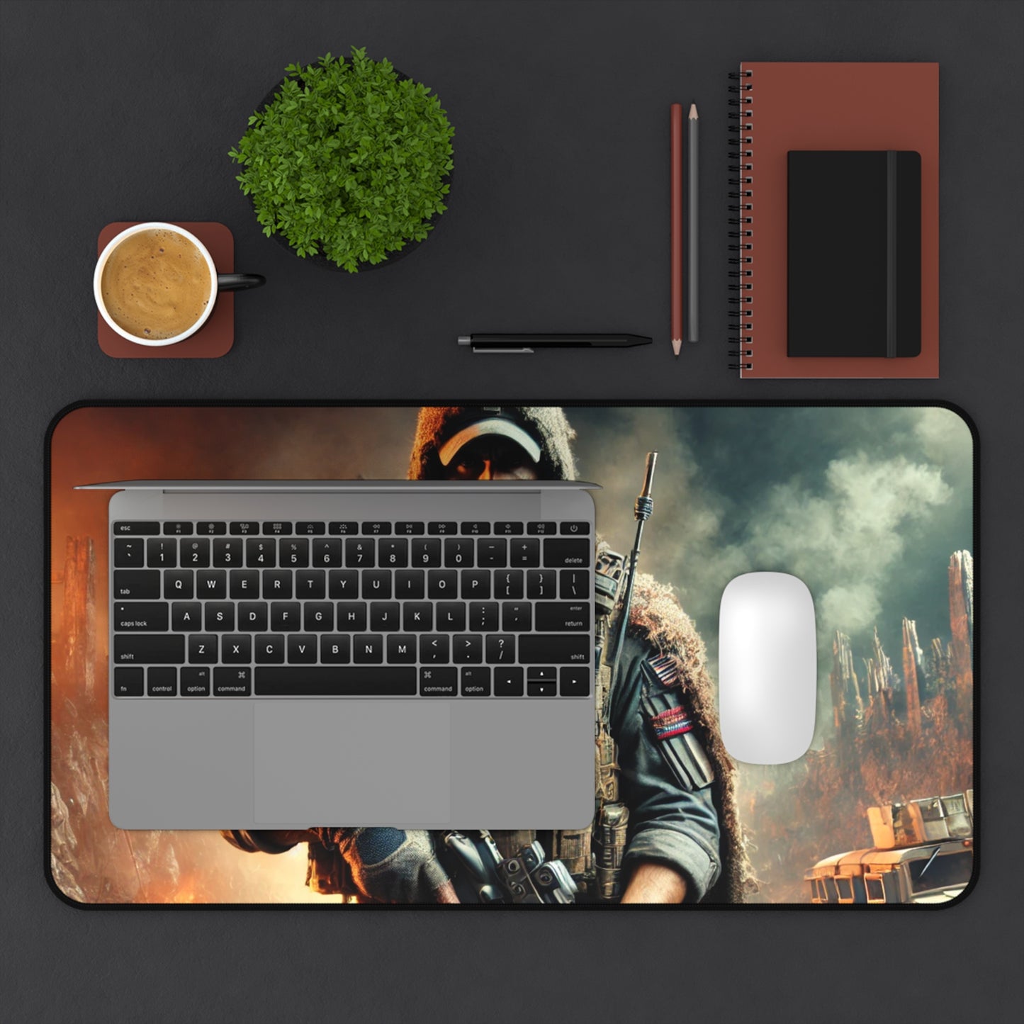 War Hero Desk Mat - Gamer Gift for Home or Office