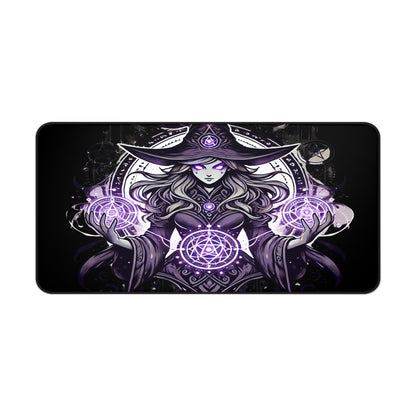 Mystic Witch Desk Mat – Enchant Your Workspace!