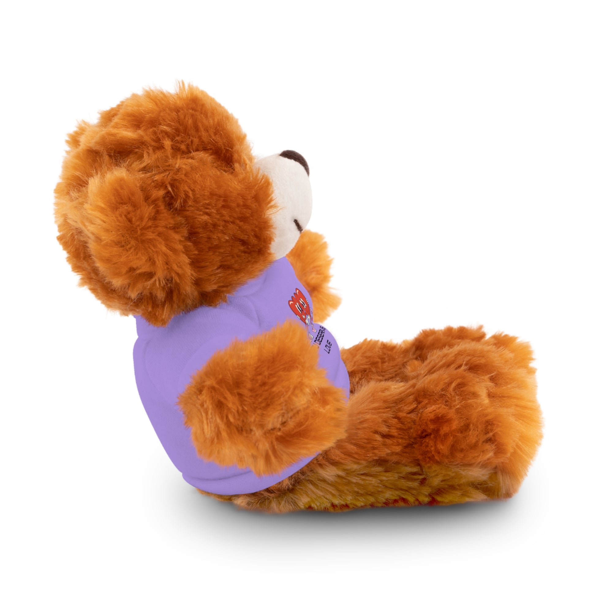 Adorable Stuffed Animals with 'You Deserve Love' Tee - Arctic Threadworks