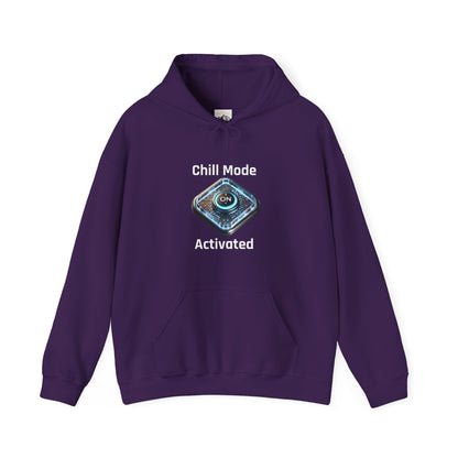 Chill Mode Activated Unisex Heavy Blend™ Hoodie - Arctic Threadworks